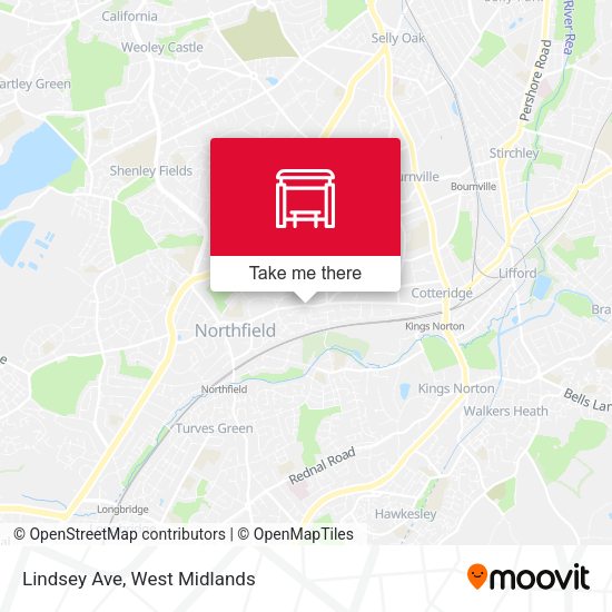 Lindsey Ave map