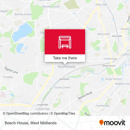 Beech House map