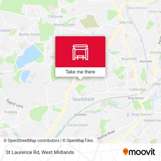 St Laurence Rd map