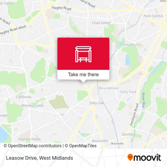 Leasow Drive map