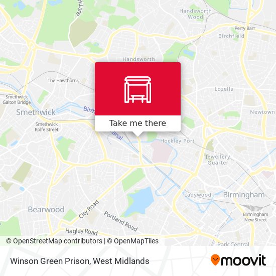 Winson Green Prison map