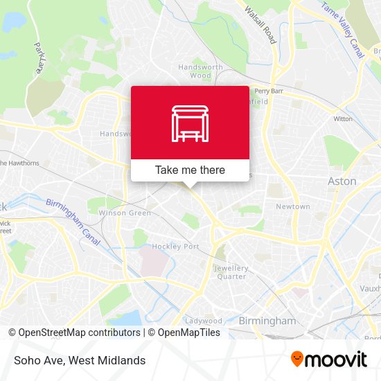 Soho Ave map