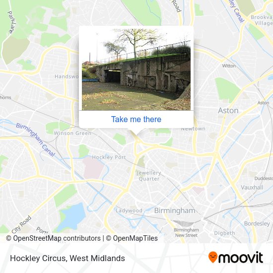 Hockley Circus map