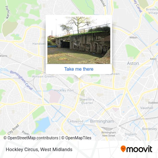 Hockley Circus map