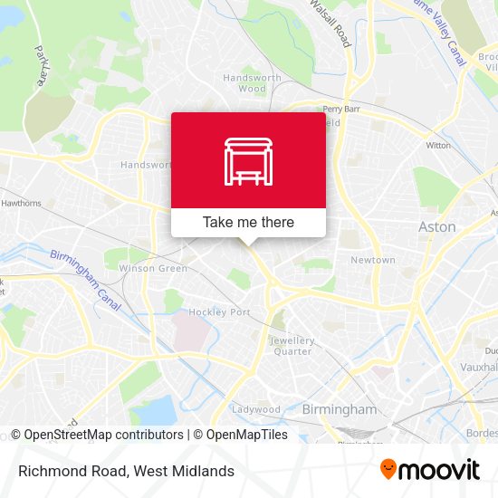 Richmond Road map