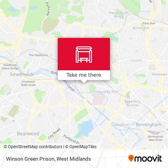 Winson Green Prison map