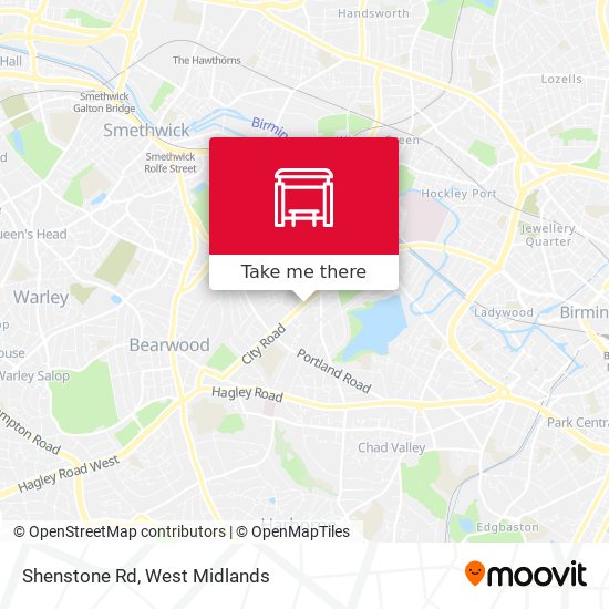 Shenstone Rd map