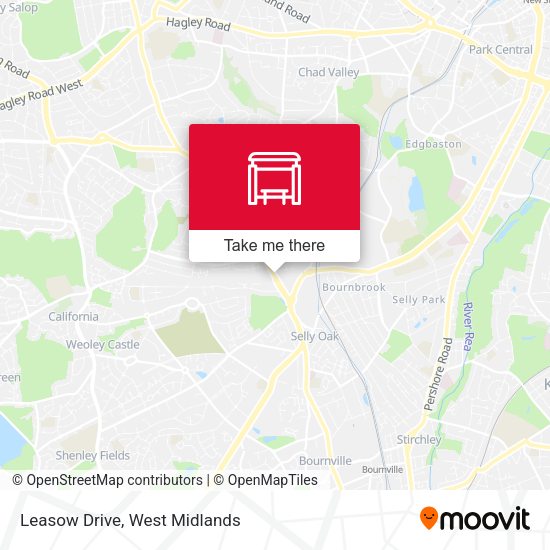 Leasow Drive map