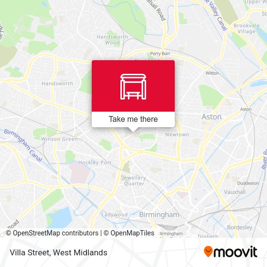 Villa Street map