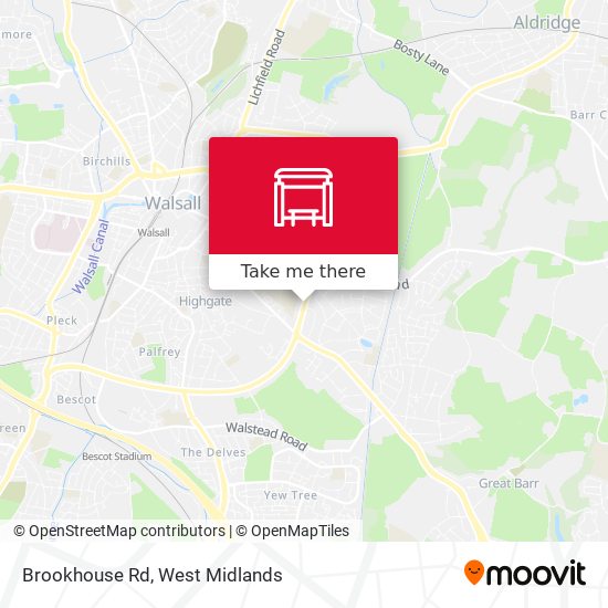 Brookhouse Rd map