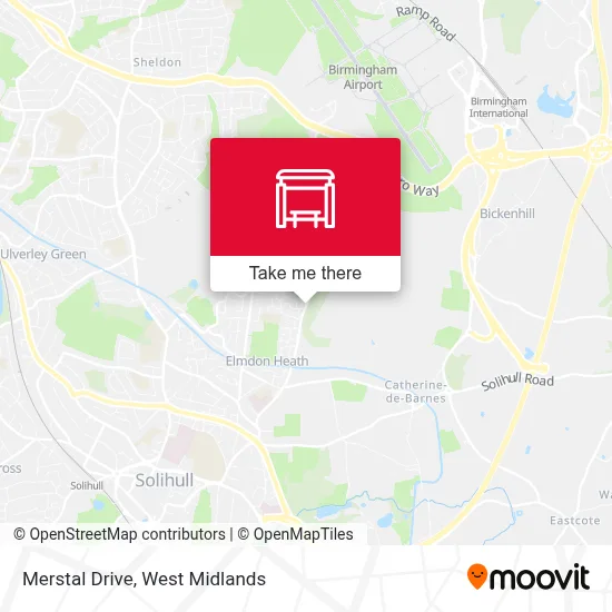 Merstal Drive map