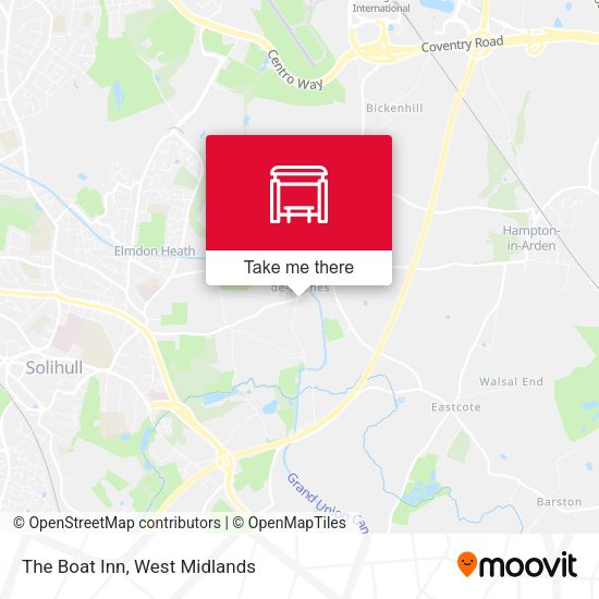 The Boat Inn map