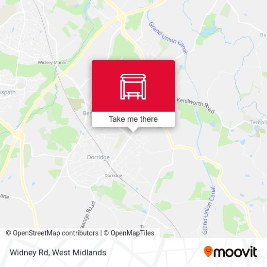 Widney Rd map