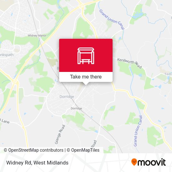 Widney Rd map