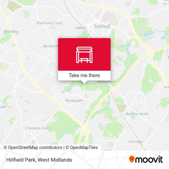 Hillfield Park map