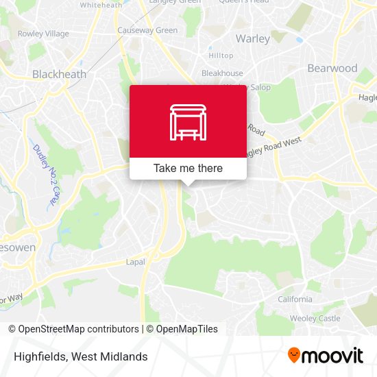 Highfields map