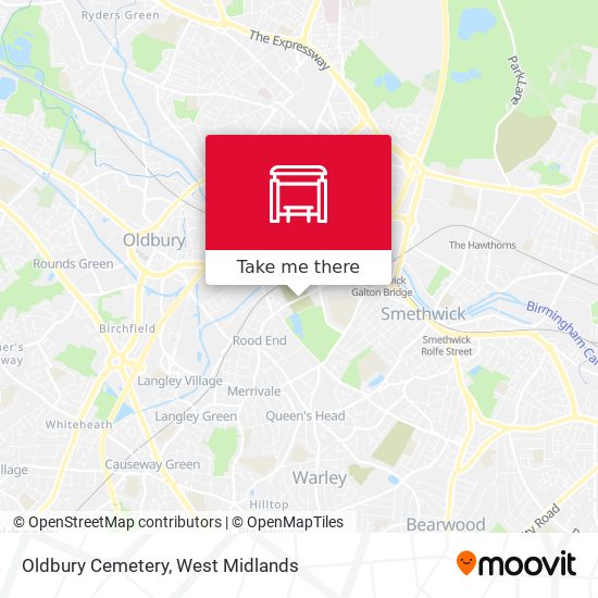 Oldbury Cemetery map