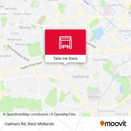 Oakham Rd map