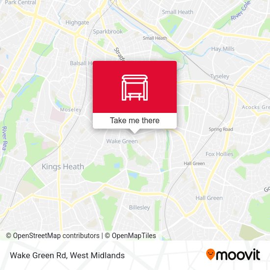 Wake Green Rd map
