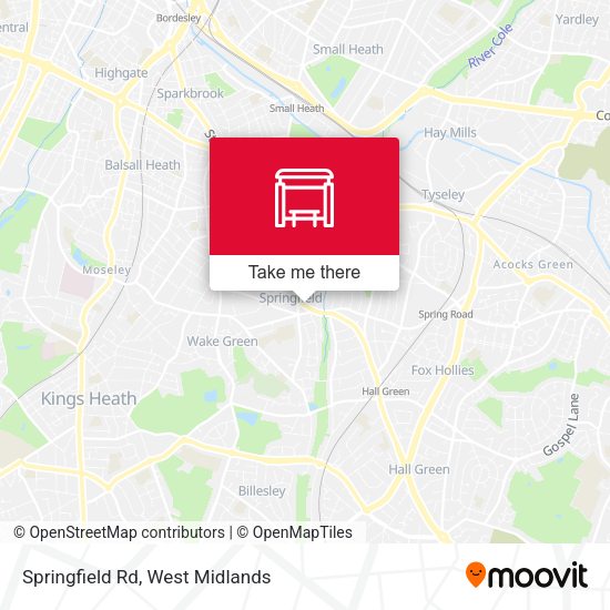 Springfield Rd map
