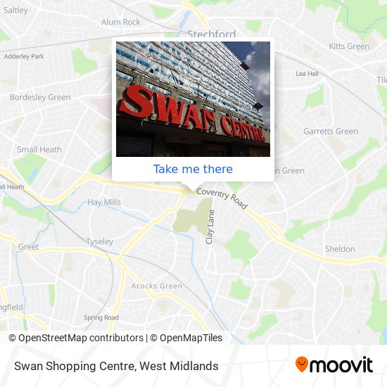 Swan Shopping Centre map