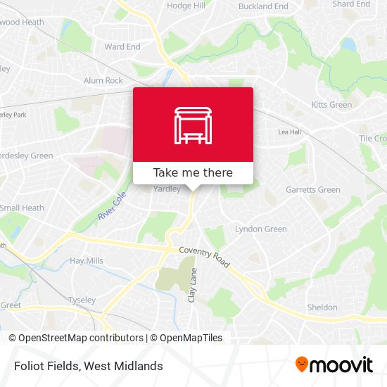 Foliot Fields map