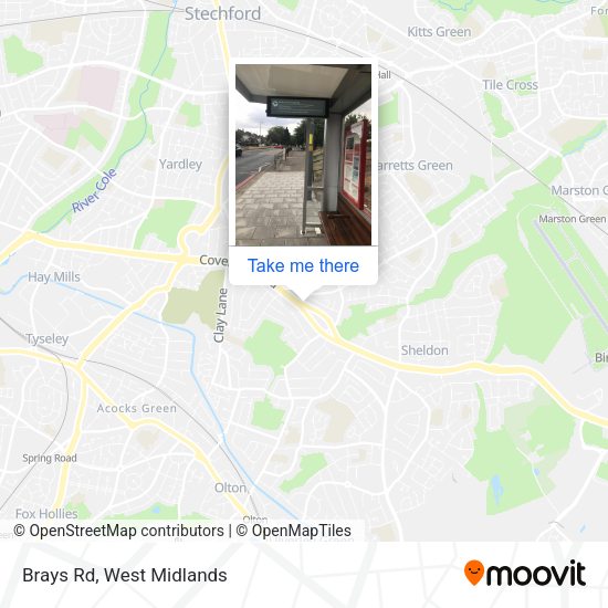 Brays Rd map