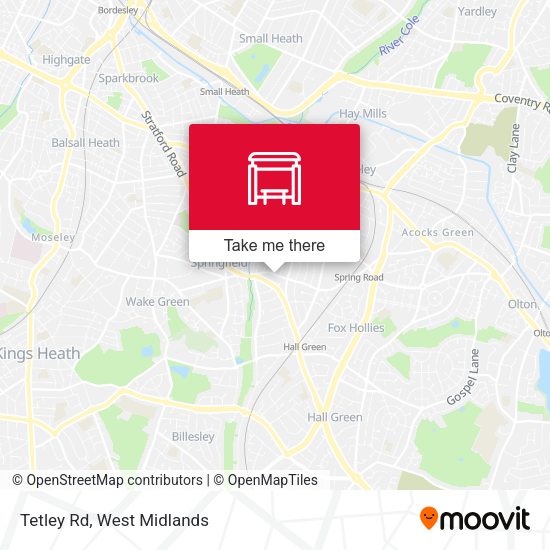 Tetley Rd map