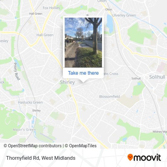 Thornyfield Rd map
