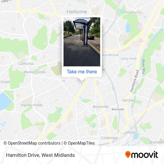 Hamilton Drive map