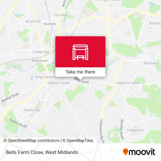 Bells Farm Close map