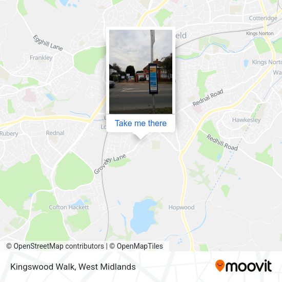 Kingswood Walk map