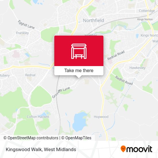 Kingswood Walk map