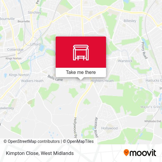 Kimpton Close map