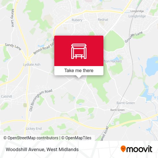 Woodshill Avenue map