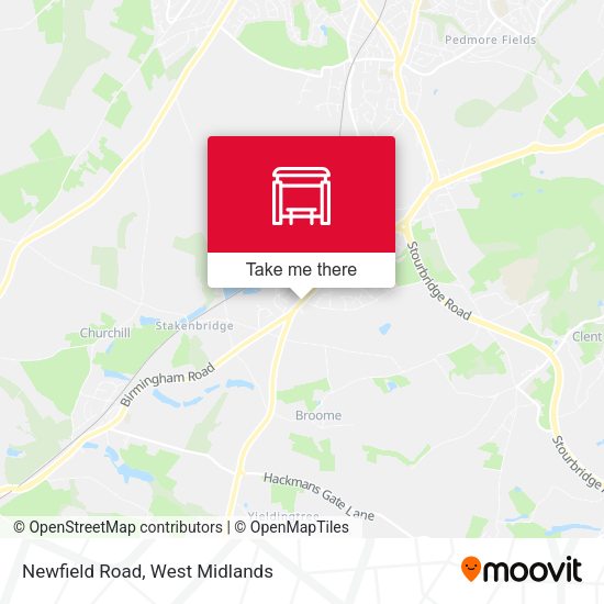 Newfield Road map