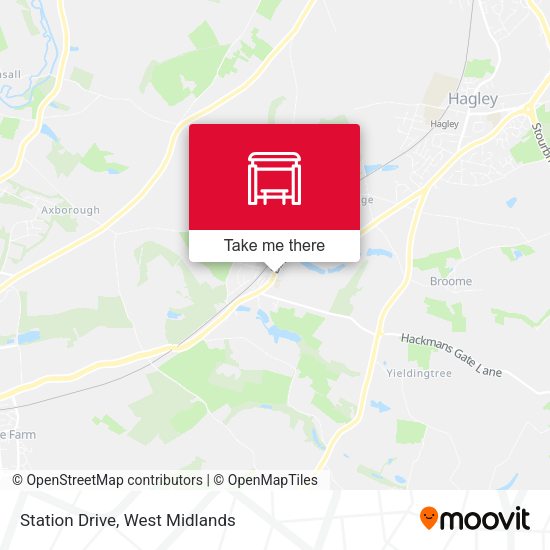 Station Drive map
