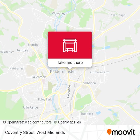 Coventry Street map