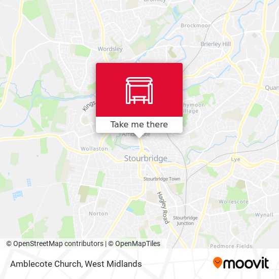 Amblecote Church map