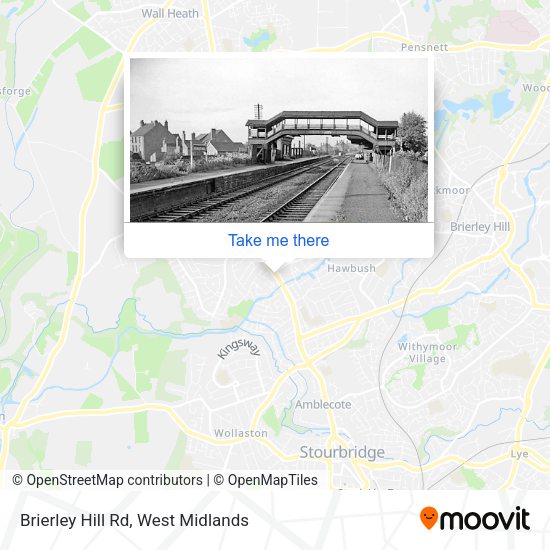 Brierley Hill Rd map