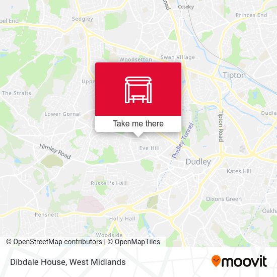 Dibdale House map