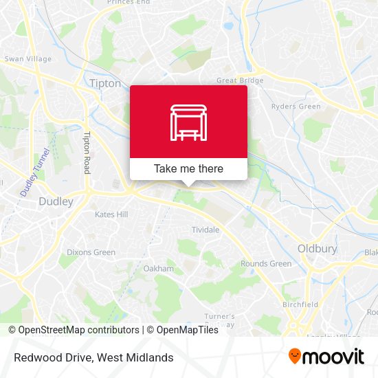Redwood Drive map