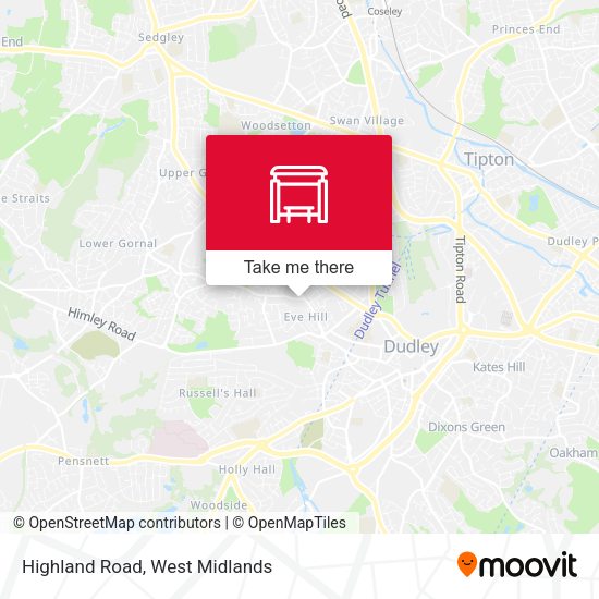 Highland Road map