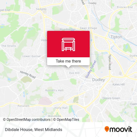 Dibdale House map