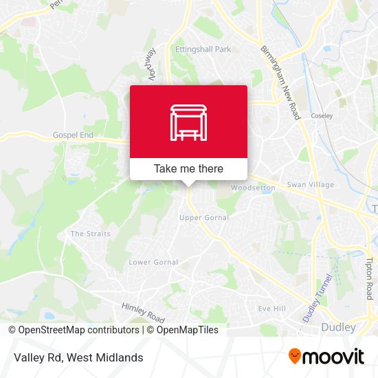 Valley Rd map
