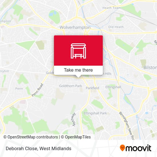 Deborah Close map