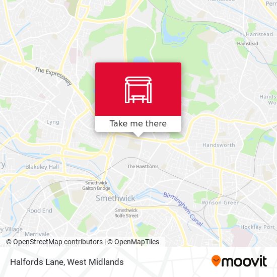 Halfords Lane map