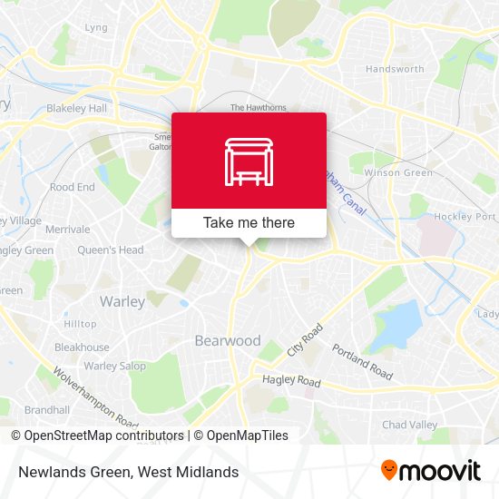 Newlands Green map