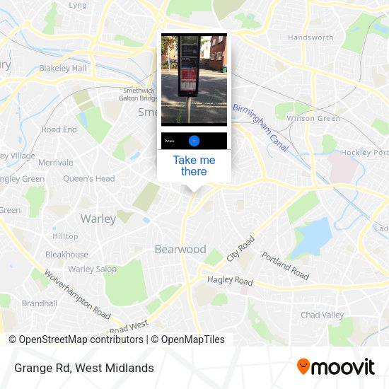 Grange Rd map