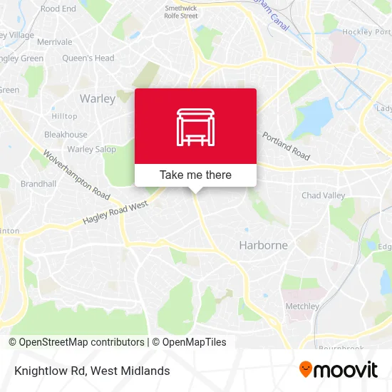 Knightlow Rd map